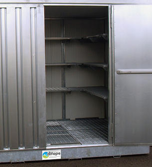 Conteneur de stockage pour déchets industriels et ménagers spéciaux (DMS) - BUNG2MIPF_0