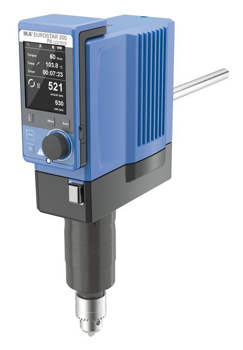 EUROSTAR 200 control P4 - Agitateur à hélice de laboratoire IKA - Puissance 134W - Applications à haute viscosité jusqu'à 100L_0