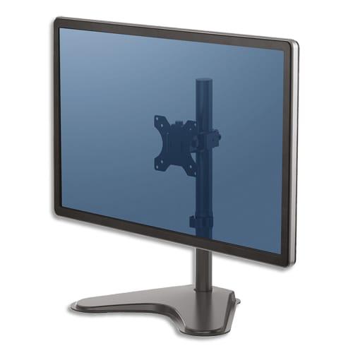 Fellowes bras porte-écran simple sur pied - Professional Series 8049601 - ajustable avec passe-câbles intégré_0