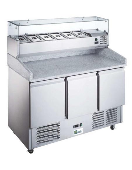Meuble à pizzas 3 portes dessus granit - Référence : AAPS903PZ_0