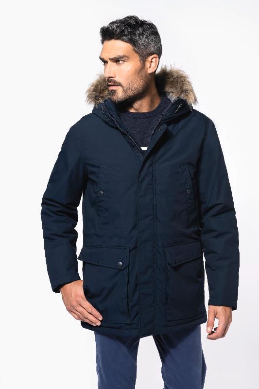 Parka grand froid - Réf: K621 - Kariban - Doublure matelassée et capuche avec fausse fourrure détachable_0