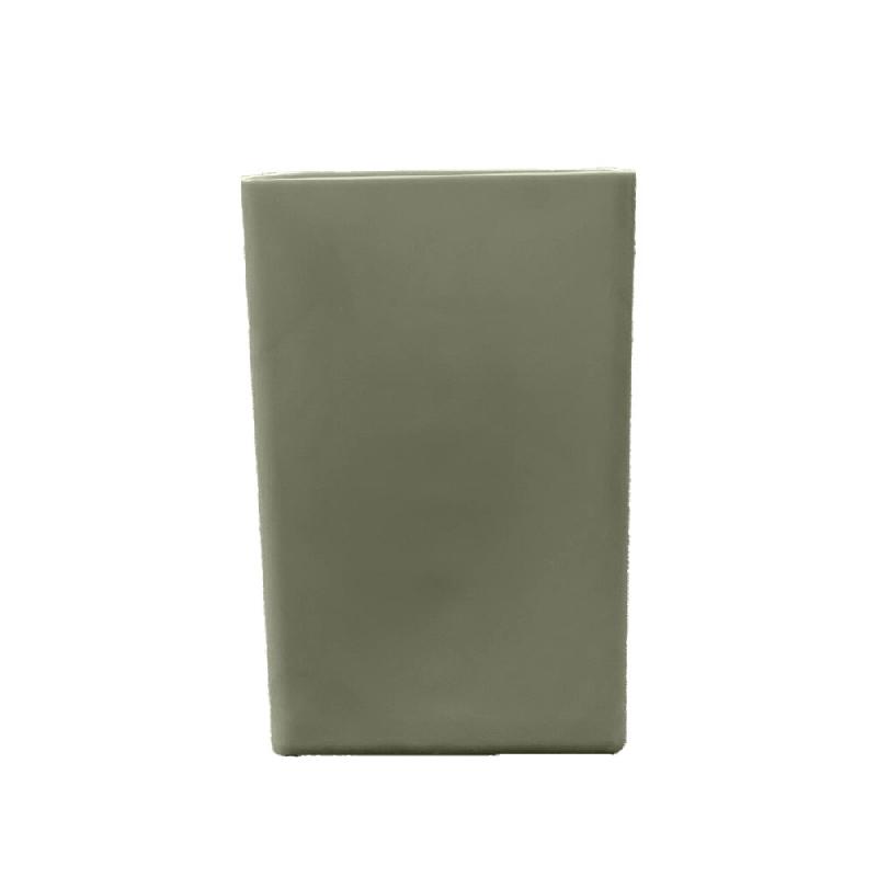 PLAST'UP ROTOMOULAGE Pot de fleur carré suerte 109l - GRIS - gris plastique 0750122554508_0