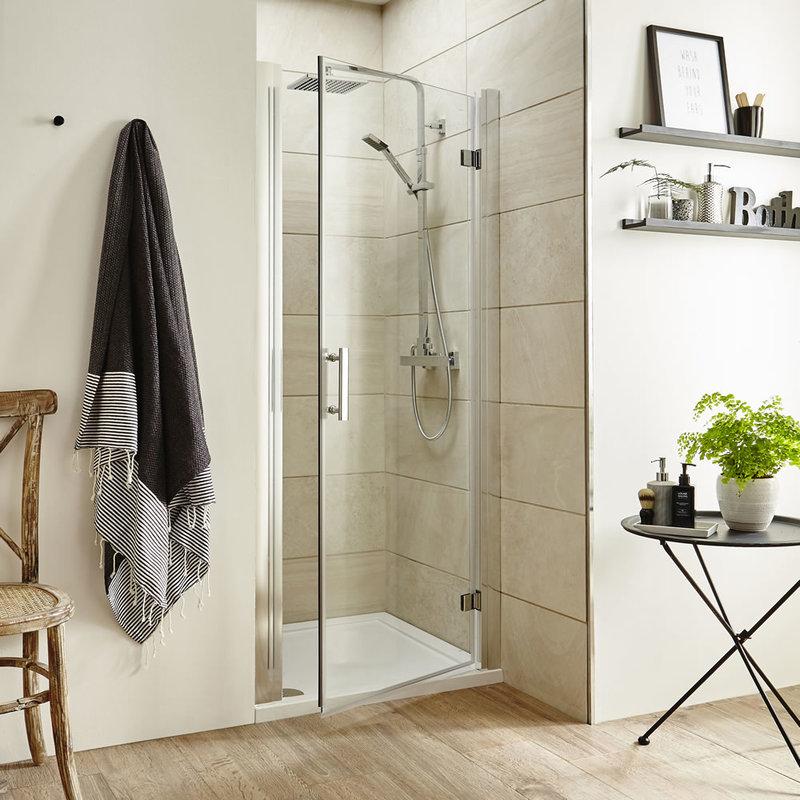 PORTE DE DOUCHE PIVOTANTE 76CM - HUDSON REED