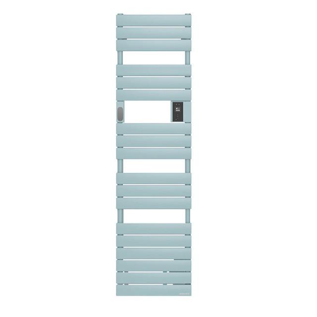 Radiateur sèche-serviettes connecté Adelis étroit 500W Vert d'eau - Atlantic - 861926_0