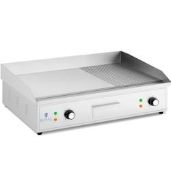 Royal Catering - Royal Catering RCPG51-M Plancha Électrique Professionnelle Plaque De Cuisson 4 400 Watts Grill (4 400 W, 727 x 420 mm, Plaque - 4062_0