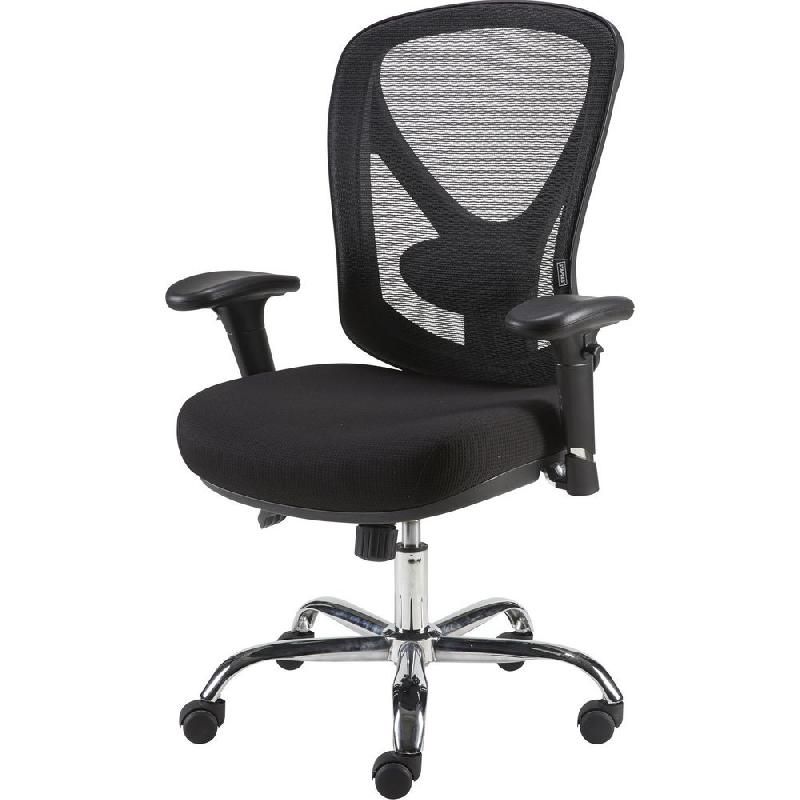 STAPLES FAUTEUIL DE BUREAU ERGONOMIQUE CRUSADER DE STAPLES®, MAILLE/TISSU NOIR