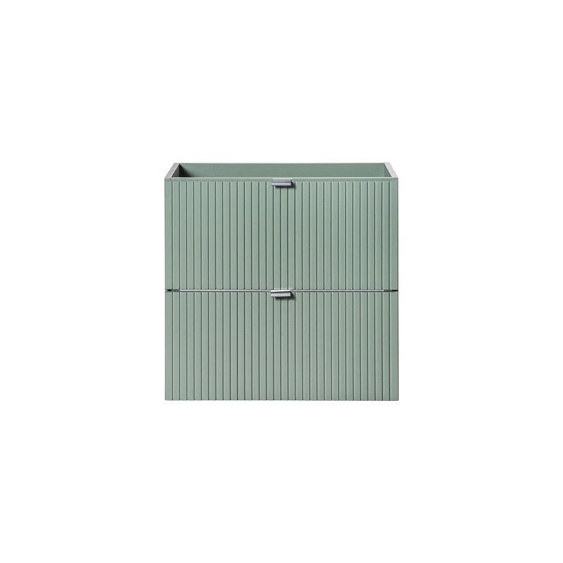 STELLAMEUBLES Meuble sous vasque à salle de bain tiroirs LINE REED GREEN - 3667335114948_0