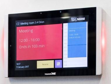 Système de réservation de salle - Touch One - Écran couleur TFT LCD avec technologie tactile capacitive_0