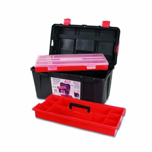 Electraline 133008 - Boîte à outils 500 x 258 x 255 mm avec bac inclus_0