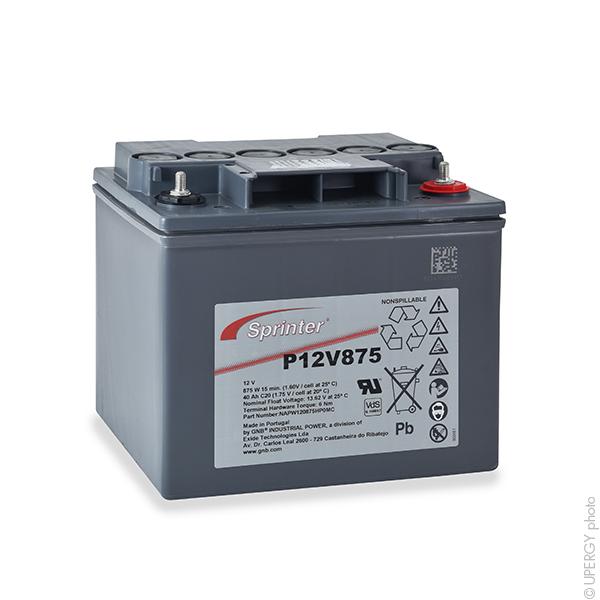 BATTERIE ONDULEUR (UPS) SPRINTER P12V875 12V 40AH M6-M_0