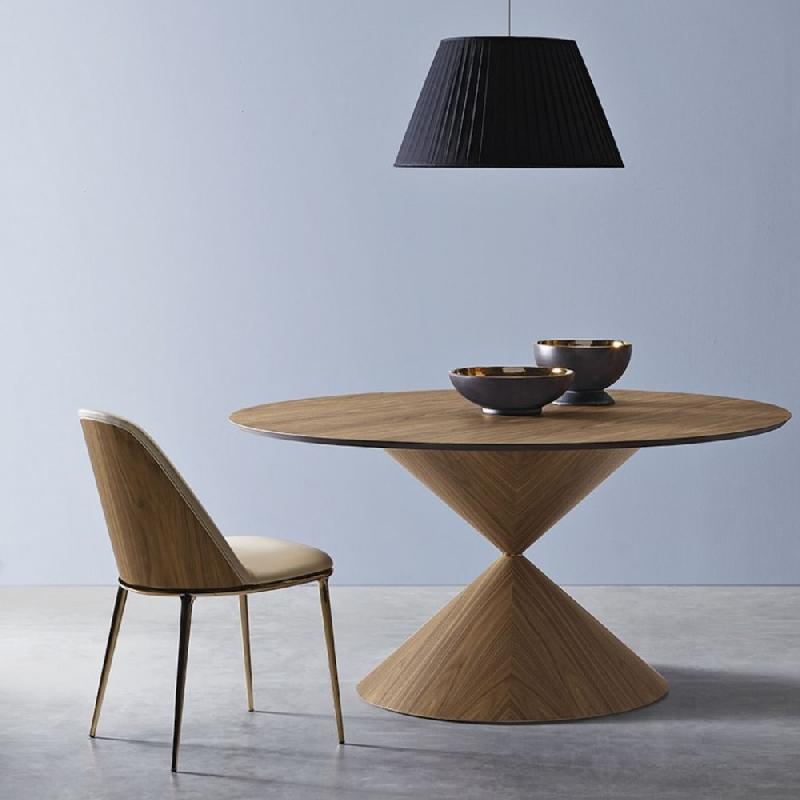 Chaises d'accueil LEA - Dossier en bois - Assise en tissu ou similicuir - Marque MIDJ_0