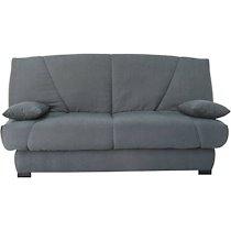 CONFORTEAM Canapé lit Eden Clic Clac 130cm gris matelas 35kg_0