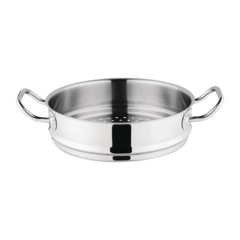 Étage vapeur Triwall 280 mm - Vogue - Inox et aluminium avec poignées anti-chaleur_0