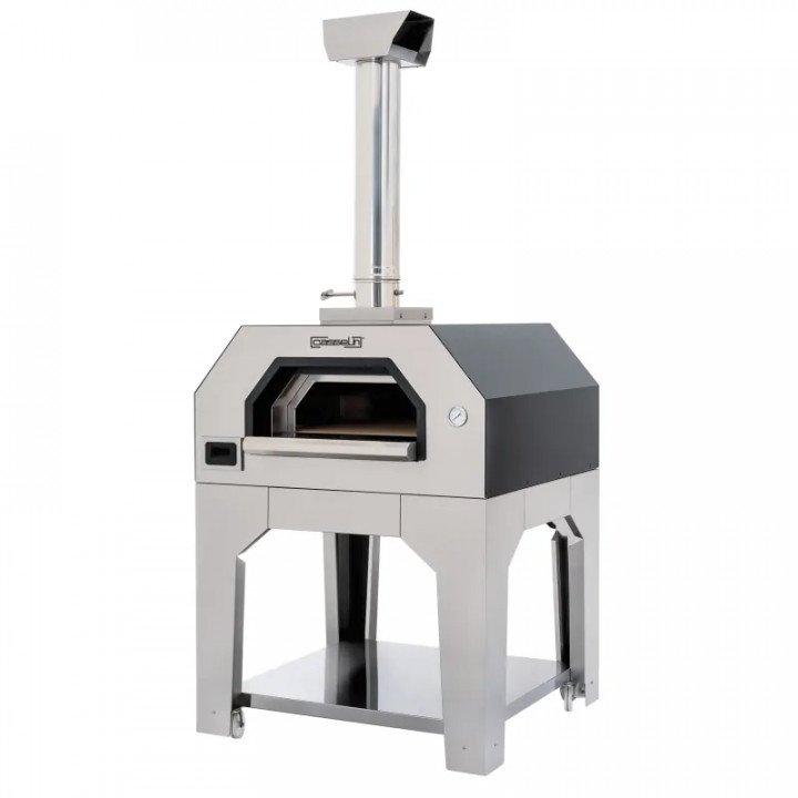 Four inox à bois 4 pizzas (Ø)350 mm_0