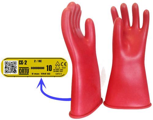 Gants isolants, classe 2, 17000v, différentes tailles disponibles - CATCG-2_0