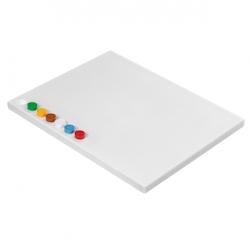 GILAC Planche à découper 400 x 300 avec 6 pastilles de couleurs HACCP - blanche - Blanc G651061 - blanc 3573678688124_0