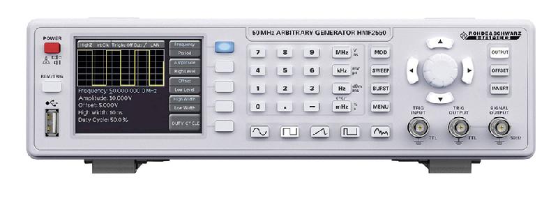 HMF2550 - Générateur de fonctions arbitraires 50 MHz avec interfaces USB / RS232 - ROHDE_0