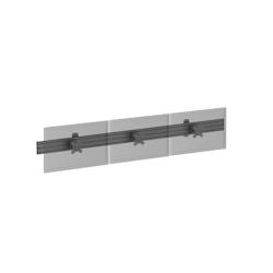 KIMEX Support TV mural - menu board 3 écrans 32'' noir - noir 3700685426429_0