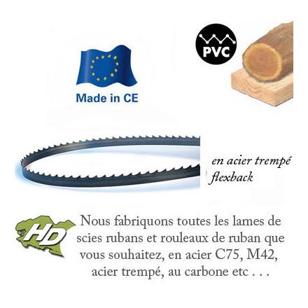 Lame de scie à ruban professionnelle