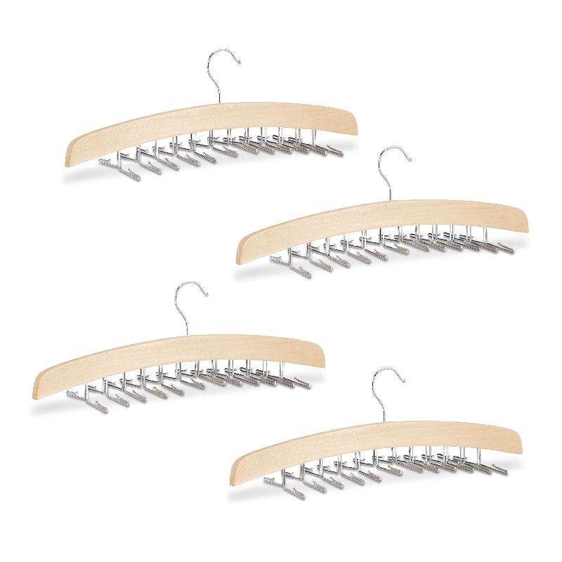 Porte-cravates Rotatif 360° - Organisateur Cravates Et Ceintures Avec Clips