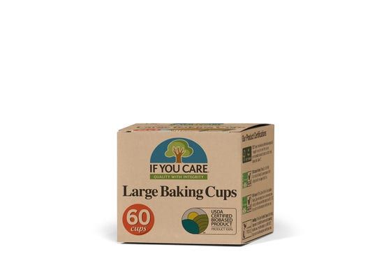 Moule à muffins large - If You Care - papier sulfurisé durable, non-blanchi certifié FSC - J25010_0