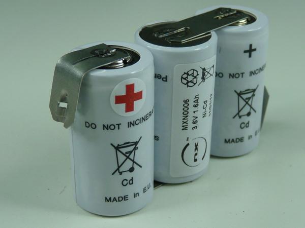 Pack Ni-Cd ST1/HBL - 3,6V 1,2Ah - Marque NX_0