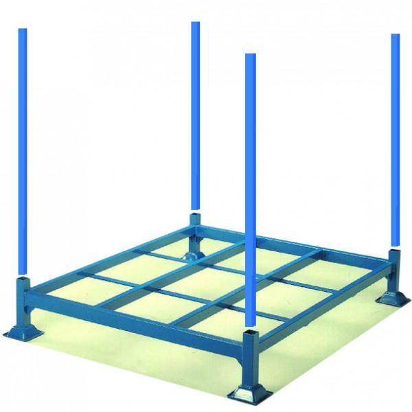 Palette à rehausses avec base claire voie - Gerbable - Marque Rolléco_0