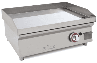 Plancha gaz 60cm acier chromé/dur ARILEX 60PGCN_0