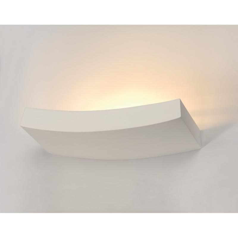 Plastra 102 curve, applique, plâtre blanc, r7s 78mm, max. 100w_0