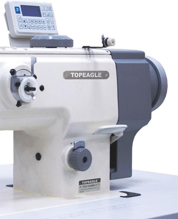 TCF-1580D - Piqueuse plate à point noué - Topeagle International Ltd. - Cuir - Grande vitesse et espace de travail_0