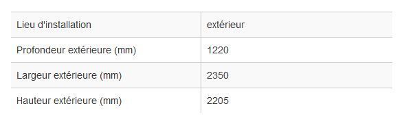 Abri fumeurs 181984W - Montage mural - 2 m² - Acier galvanisé avec banc et revêtement polycarbonate_1