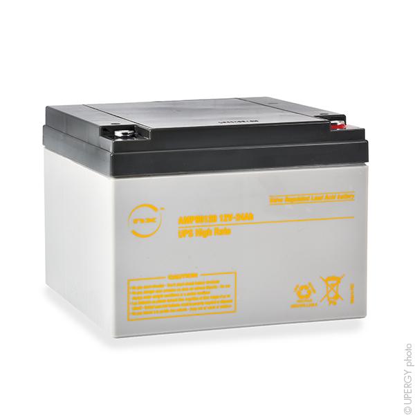 BATTERIE ONDULEUR (UPS) NX 24-12 UPS HIGH RATE 12V 24AH M5-F_0