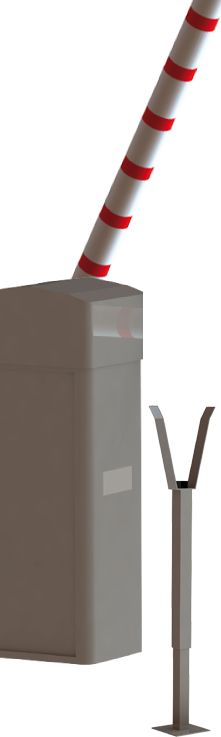 Borne de paiement parking - Urbaflux - Lisse de 4 m pour circulation intense avec remontée automatique_0