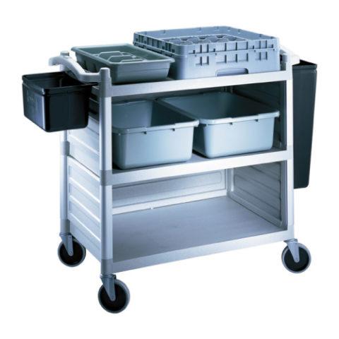 Chariot de service - idéal pour restaurants et cuisines collectives - options personnalisables_0