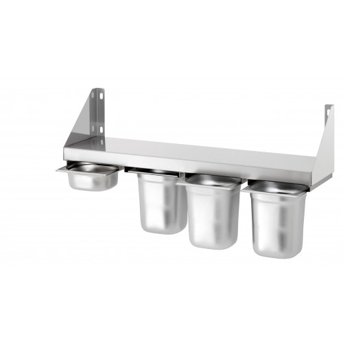 ETAGÈRE À ÉPICES EN INOX BARTSCHER - POUR 4 GN 1/6