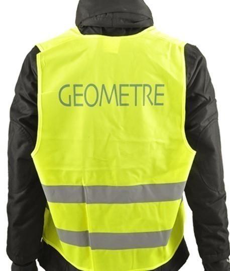 Gilet haute visibilité GEOMETRE, Coloris : Jaune Fluo, Taille : L/XL_0