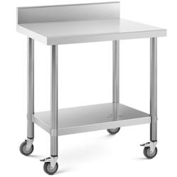 Helloshop26 - Table de travail cuisine professionnel premium 60 x 80 cm 135 kg dosseret acier inoxydable 14_0010028 - 3000221962832_0