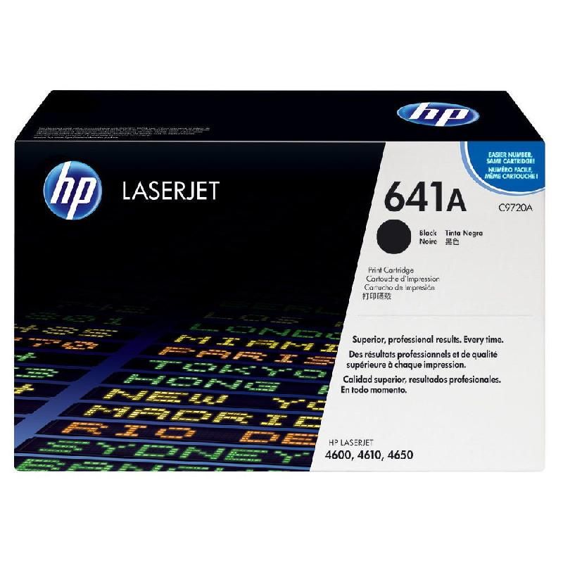 HEWLETT PACKARD TONER ORIGINAL 641A (C9720A) - COULEUR: NOIR