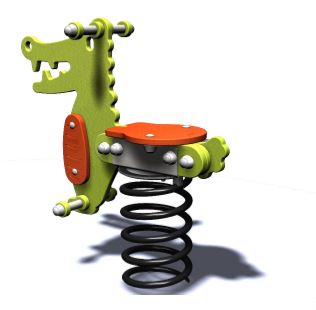 Jeu sur ressort pour 1 enfant - Gamme Pilotis - JR0104 - CREA EQUIPEMENTS_0