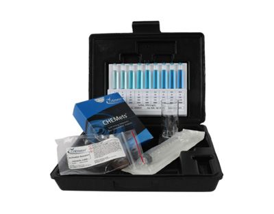 Kit d’analyse visuelle du Sulfure 5-50 ppm, type : HR CHEMets 30 ampoules, marque Chemetrics - Ref.: NBL034_0
