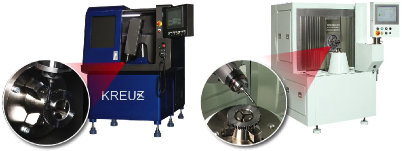 Machines standards d'ébavurage de pignons - Module 0,2 à 6 - Diamètre jusqu'à 200mm_0