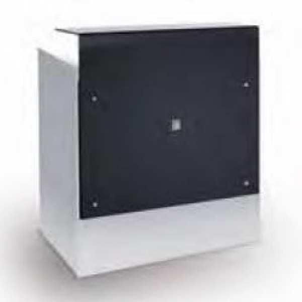 Caisse d'accueil ISmart P Mini FH 1620 - Caisson stratifié Blanc Luxe ou Noir avec plexiglas_0