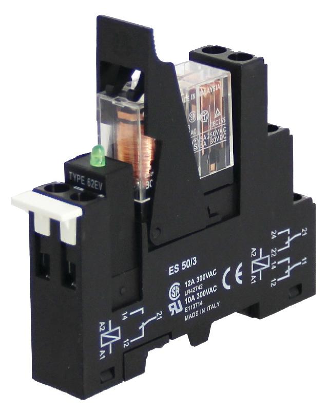 Module relais 24vac 2rt 8a - CABUR - xcm2a024 - 568992_0