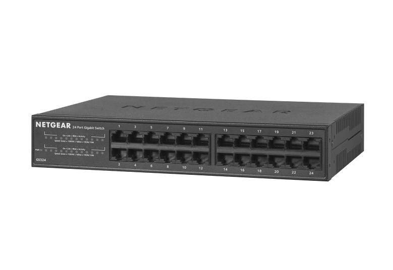 NETGEAR GS324 Non-géré Gigabit Ethernet (10/100/1000) Noir_0
