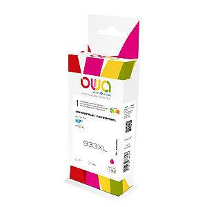 OWA Cartouche d'encre remanufacturée compatible pour HP 933XL CN055AE - Grande capacité - Magenta_0