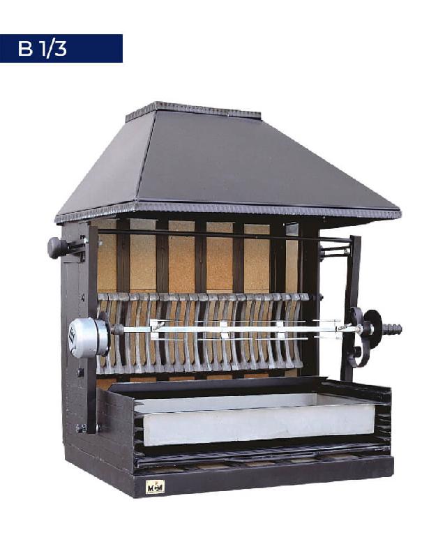 Rôtissoire 1 épée et barbecue MCM B1/3 - Capacité 5 poulets - Haute qualité_0