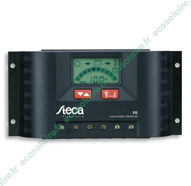 Régulateur de charge solaire PR3030 - 30A 12-24V - STECA avec affichage digital et fonctions avancées_0