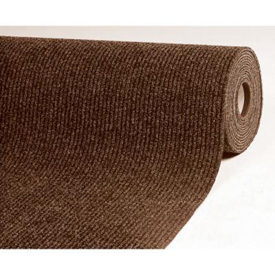 Tapis couloir absorbant Passage marron sur mesure largeur 1 m_0