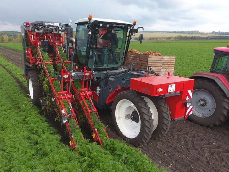 Arracheuse par préhension ZKIISE - Dewulf BV - 3 à 4 ha/j - Largeur 3290 mm - Automotrice, 2 rangs, tapis à tétines_0