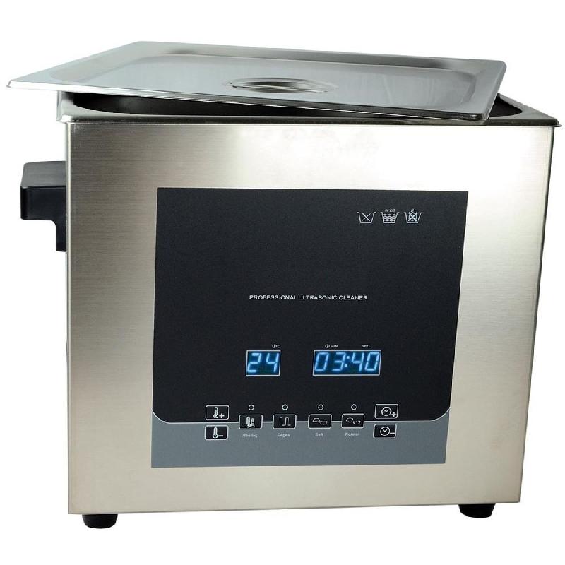 Bac nettoyeur à ultrasons avec chauffage - capacité 9 L - Référence 889090_0